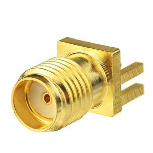 RF Connector SMA PCB End Launch Jack 50 Ohm (Jack, Female & Male,50Ω) L10.5mm